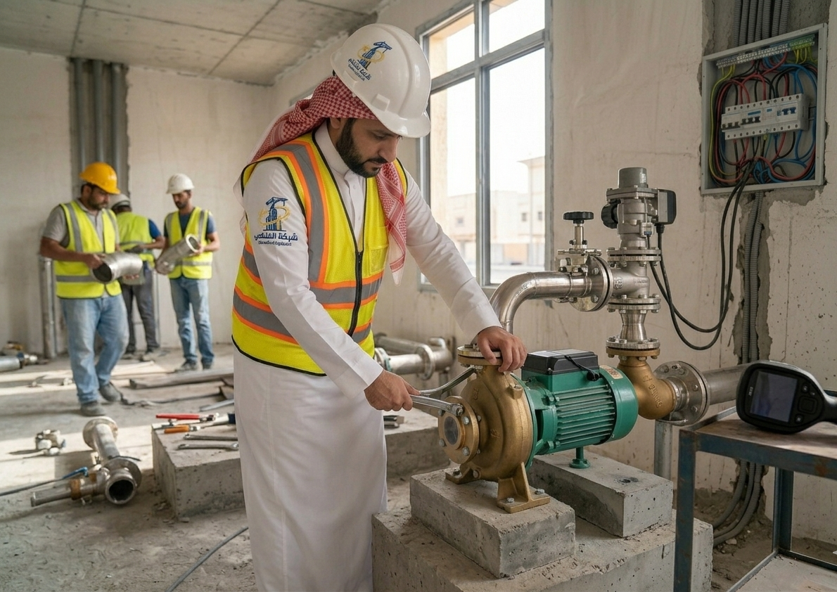 water pump system installation riyadh